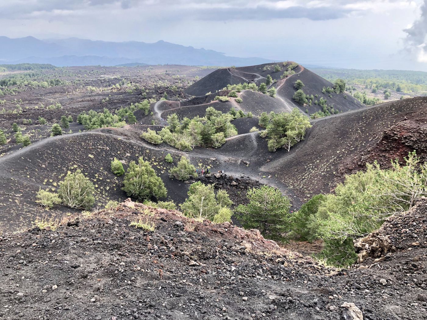 A photo of Full-Day Etna Trekking and Hiking Wine Tour