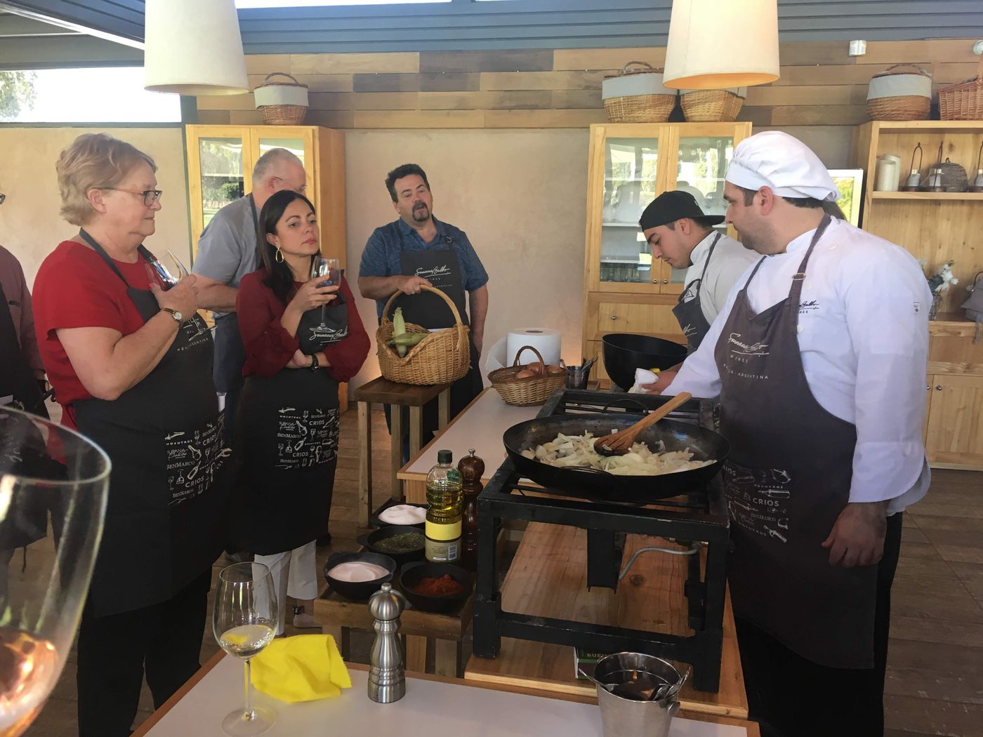 A photo of Full-Day Private Cooking Class Experience at a Mendoza Winery