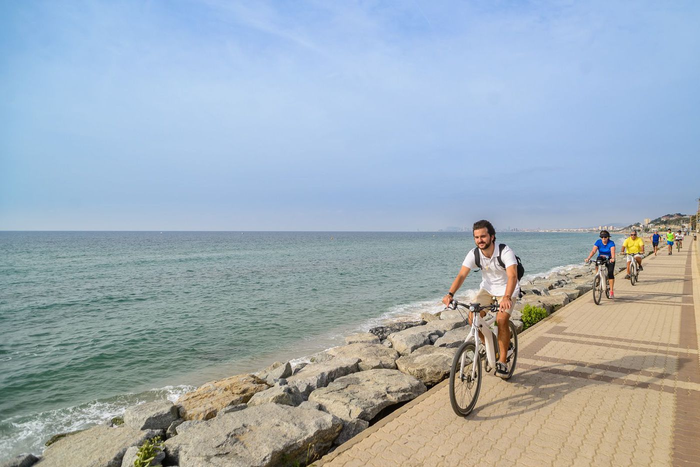 A photo of Half-Day E-Bike Wine Adventure from Barcelona with Winery Tour and Tasting