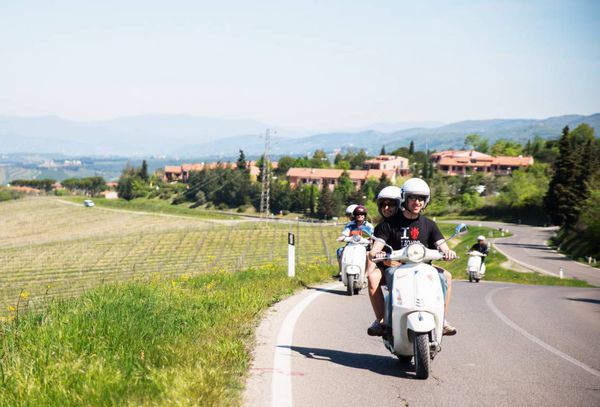 A photo of Half-Day Wine Tour In Chianti On An Original Vespa From Florence